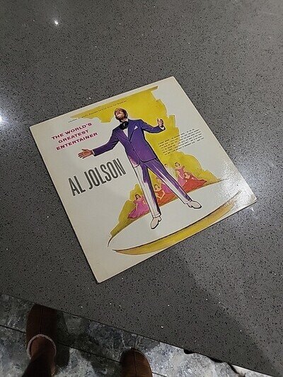 The Worlds Greatest Entertainer Al Jolson Vinyl Record LP 12 1959