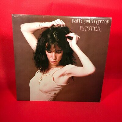 PATTI SMITH Easter 1978 UK first issue vinyl LP + INSERT A1 B1 Because The Night