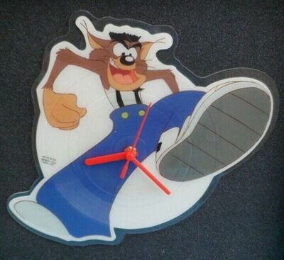 PAULA ABDUL CLOCK Upcycled Shaped Picture Disc Original Vinyl Record SD48 Wall .