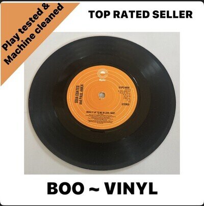 Odia Coates And Paul Anka - Make It Up To Me In Love 7” Vinyl Record Soul EX / M