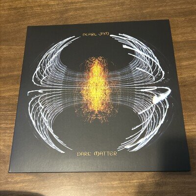 LTD EDITION PEARL JAM DARK MATTER RED BLACK & YELLOW TRI-COLOR VINYL