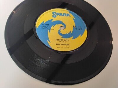 THE PEPPERS VINYL 7" SINGLE PEPPER BOX. SPARK SRL1100. 1973