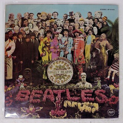 BEATLES SGT. PEPPER'S LONELY HEARTS CLUB BAND APPLE AP8163 Japan VINYL LP