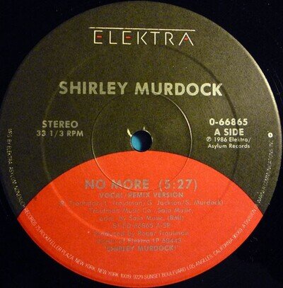 Shirley Murdock - No More - Used Vinyl Record 12 - Y7441z