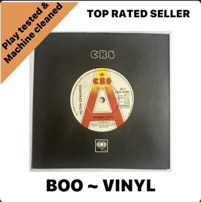 Alton Edwards: Shining Light ~ Promo 7” Vinyl Record Soul EX / M