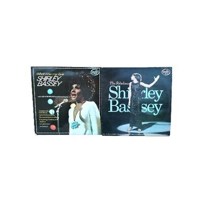 Shirley Bassey Vinyls X2 What Now My Love & The Fabulous LP Records 12" 1960s
