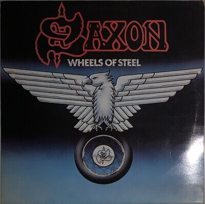 Saxon - Wheels Of Steel 1980 UK Record Very Good+ Condition