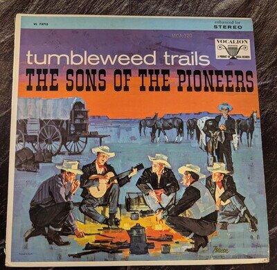 Sons Of The Pioneers Tumbleweed Trails Lp