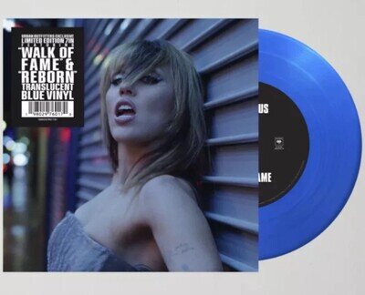 Miley Cyrus WALK OF FAME Ltd Urban Outfitters 7-inch Vinyl Single PREORDER