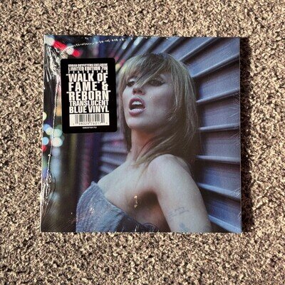 Miley Cyrus - Walk of Fame / Reborn 7 inch Blue Vinyl Sealed