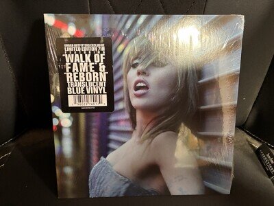 NEW MILEY CYRUS WALK OF FAME UO URBAN OUTFITTERS EXCLUSIVE BLUE VINYL 7"
