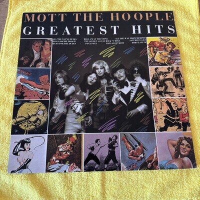 Mott The Hoople Greatest Hits Vinyl LP Columbia records PC 34368 1976