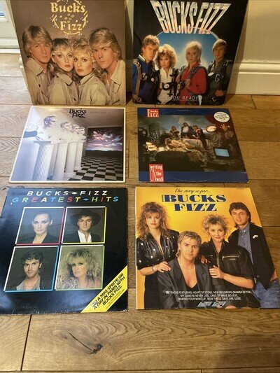 Job Lot - 6 x Bucks Fizz Albums LP Records Vinyl Greatest Hits studio and comp