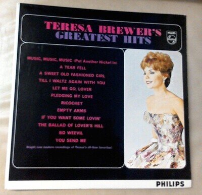 Teresa Brewer - Greatest hits Vinyl LP (LP Record)