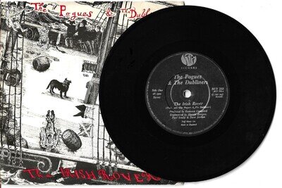 The Irish Rover by The Pogues & The Dubliners 7" 45RPM single 1987 BUY 258 *VG+*