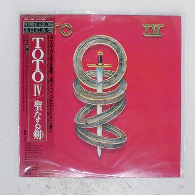 TOTO IV CBS 20AP2280 Japan OBI VINYL LP