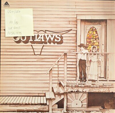 Outlaws The Outlaws Vinyl Record VG+/VG+ ARTY 115 1975