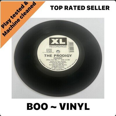 The Prodigy *Charly* 7" Vinyl Record XLS-21A Breakbeat Hardcore EX / M