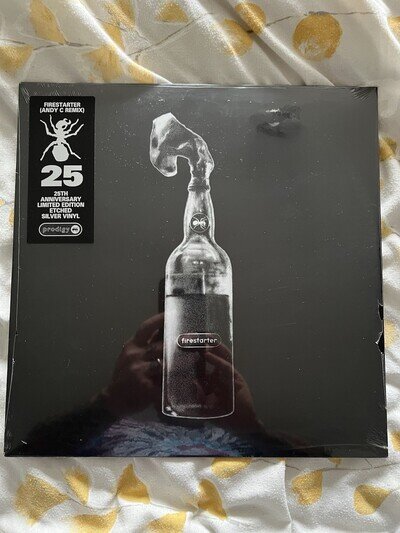 New Sealed Ltd The Prodigy Firestarter 25th Anniversary Etched Vinyl, Andy C