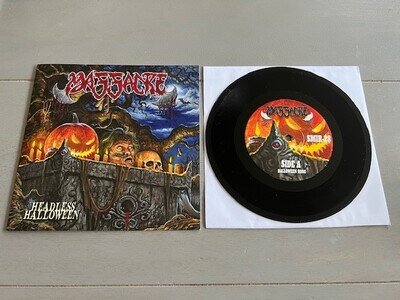MASSACRE - HEADLESS HALLOWEEN LIM. 1.PRESS 7" 2022 SLAYER,DEATH,OBITUARY