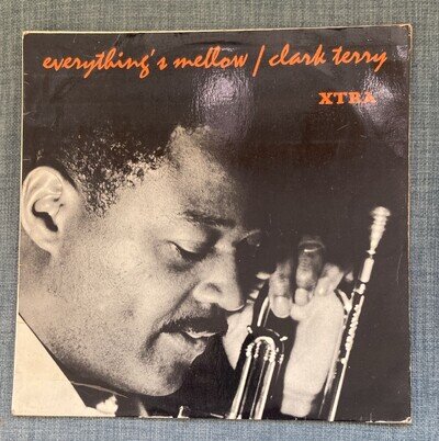 Rare LP record, VG, Autographed, CLARK TERRY : Everything's Mellow , XTRA 5005