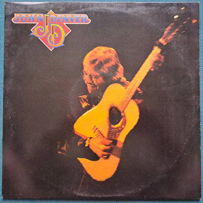 JOHN DENVER - JD - SELF TITLED 12" VINYL ALBUM LP RECORD & INNER - EX+