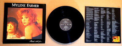 Mylene Farmer: Ainsi Soit Je... (p)(c)1988 Vinyl EMBOSSED LETTERS FRANCE VG+/EX!