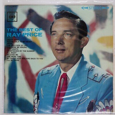 RAY PRICE BEST OF CBS YS422C JAPAN VINYL LP