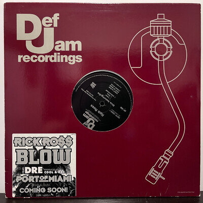 RICK ROSS Feat. DRE - Blow (2006) - 12" Vinyl Record Single - EX