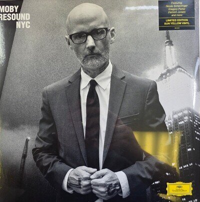 Moby Resound NYC LP Album Limited Edition Sun Yellow Vinyl record remastered