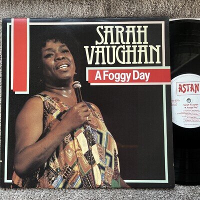 SARAH VAUGHAN…”A Foggy Day”…Astan 12” Vinyl Lp…(1984)…German pressing..NM-