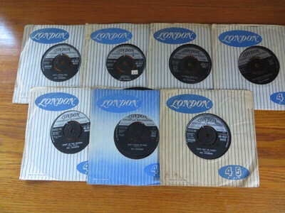 DEL SHANNON ~ 7 x UK LONDON 45's bUNDLE - ROCK'N'ROLL / COUNTRY