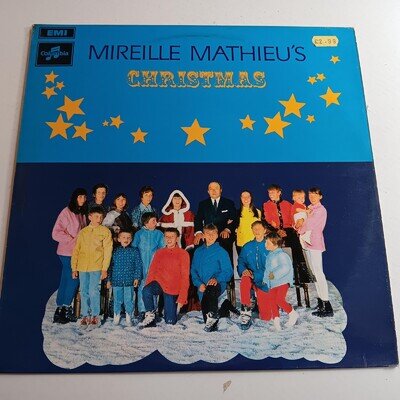 Mireille Mathieu's Christmas 1969 VINYL LP / POP CHANSON 60's EX / £5 FLAT POST