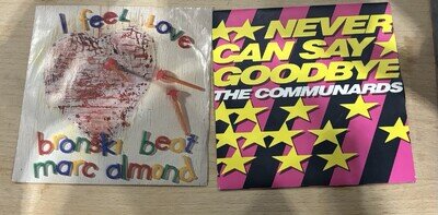 The Communards 7” Vinyl Job Lot - Never Can Say Goodbye & I Feel Love