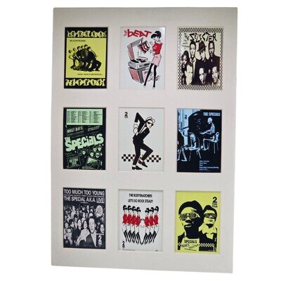 2 Tone Miniature Posters A4 The Specials Madness The Beat Selecter Bodysnatchers