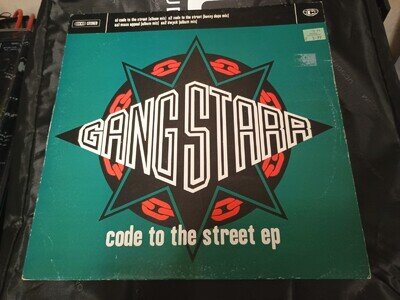 Gang Starr "Code To The Streets" Hip Hop Vinyl E.P.