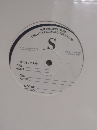 Gang Starr - Step In The Arena Instrumentals Test Pressing Vinyl LP