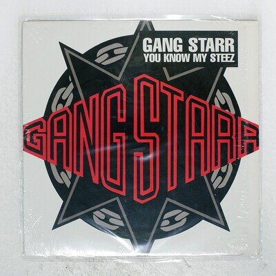 GANG STARR YOU KNOW MY STEEZ NOO TRYBE Y38624 US SHRINK VINYL 12