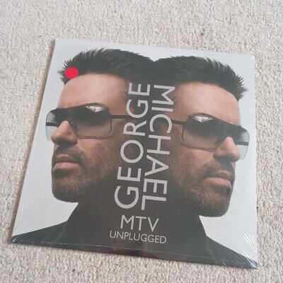 GEORGE MICHAEL - MTV UNPLUGGED - RED VINYL RECORD ALBUM LP - SEALED