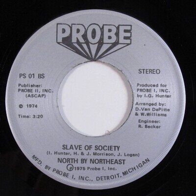 Funk 45 NORTH BY NORTHEAST Slave Of Society PROBE NM HEAR d