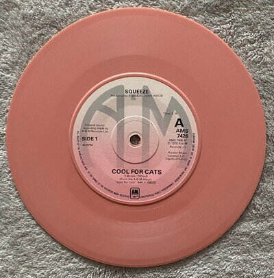 Squeeze – Cool For Cats / Model 7in Vinyl Record