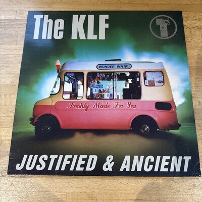 The KLF & Tammy Wynette Justified & Ancient 12" Vinyl Single KLF 99X UK 1991 EX