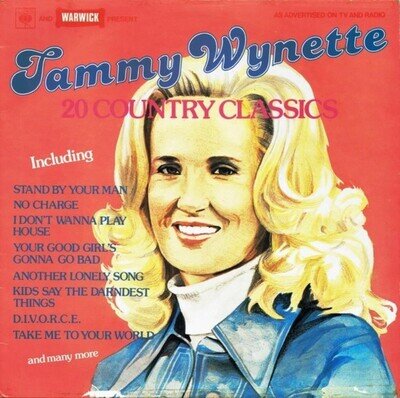 Tammy Wynette - Twenty Country Classics, LP, (Vinyl) Vinyl Records Tammy Wynette