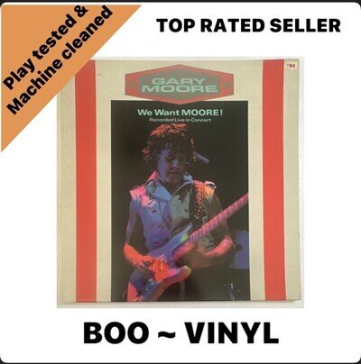 Gary Moore We Want Moore! Double Vinyl LP. 1984. 10 Records EX / VG+