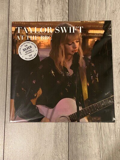 Taylor Swift At The BBC Silver Numbered Limited Edition Vinyl LP–Only 350 Copies