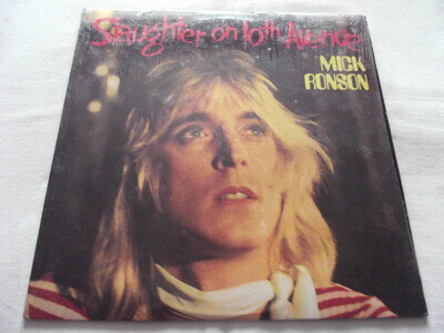 MICK RONSON ~ SLAUGHTER ON 10th AVENUE ** 1974 US RCA LP in SHRINK.