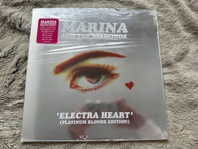 NEW MEGA RARE Marina and the Diamonds - Electra Heart MAGENTA Vinyl 2xLP Opened
