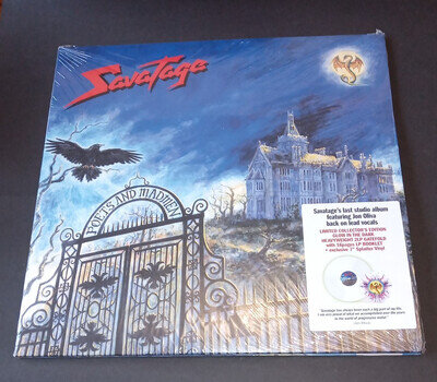 SAVATAGE LP+7" VINYL POETS & MADMEN COLOURED VINYL - NEW & SEALED