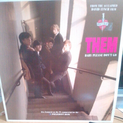 Them - Baby Please Don't Go/Gloria/Mystic Eyes 12" Reissue Unplayed