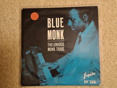 Thelonious Monk Blue Monk : 7ins 3 Track EP Esquire Records in Great Condition